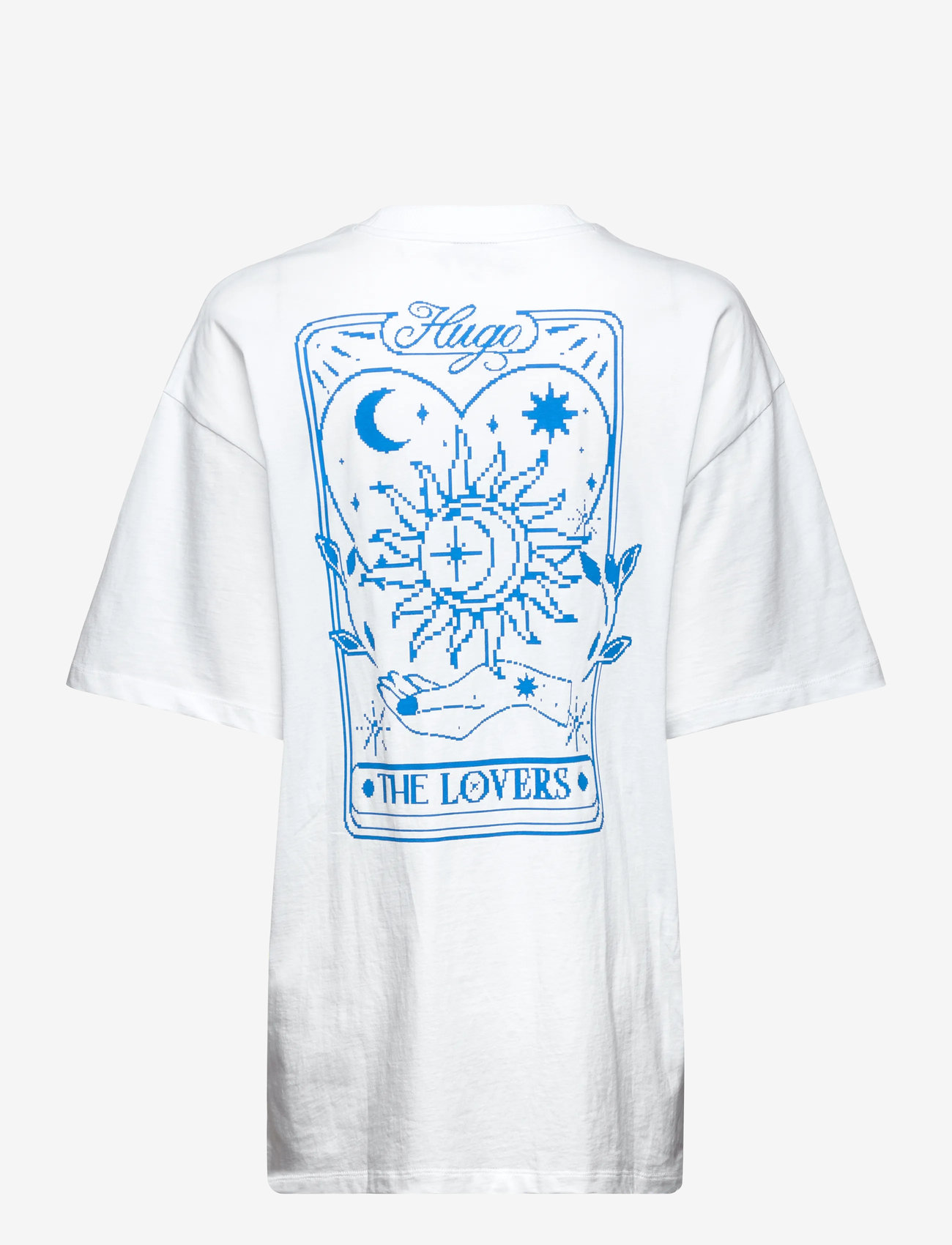 HUGO BLUE - Oversize_tee_B_5 - herbstliche kleidung - white - 1