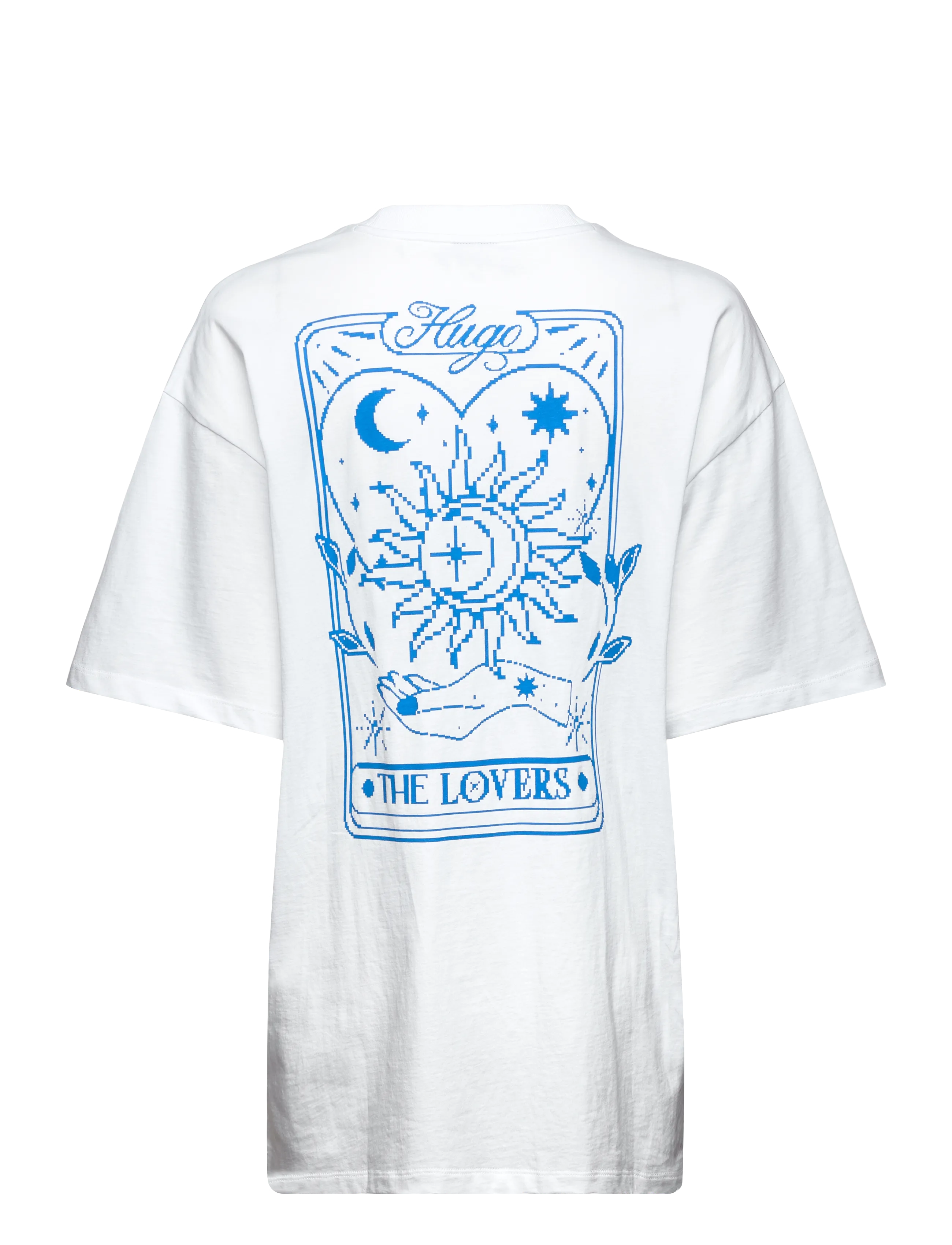 HUGO BLUE - Oversize_tee_B_5 - t-shirts - white - 1