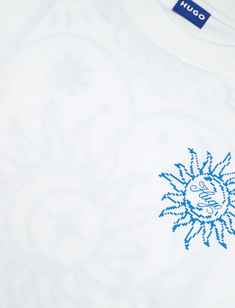 HUGO BLUE - Oversize_tee_B_5 - t-shirts - white - 2