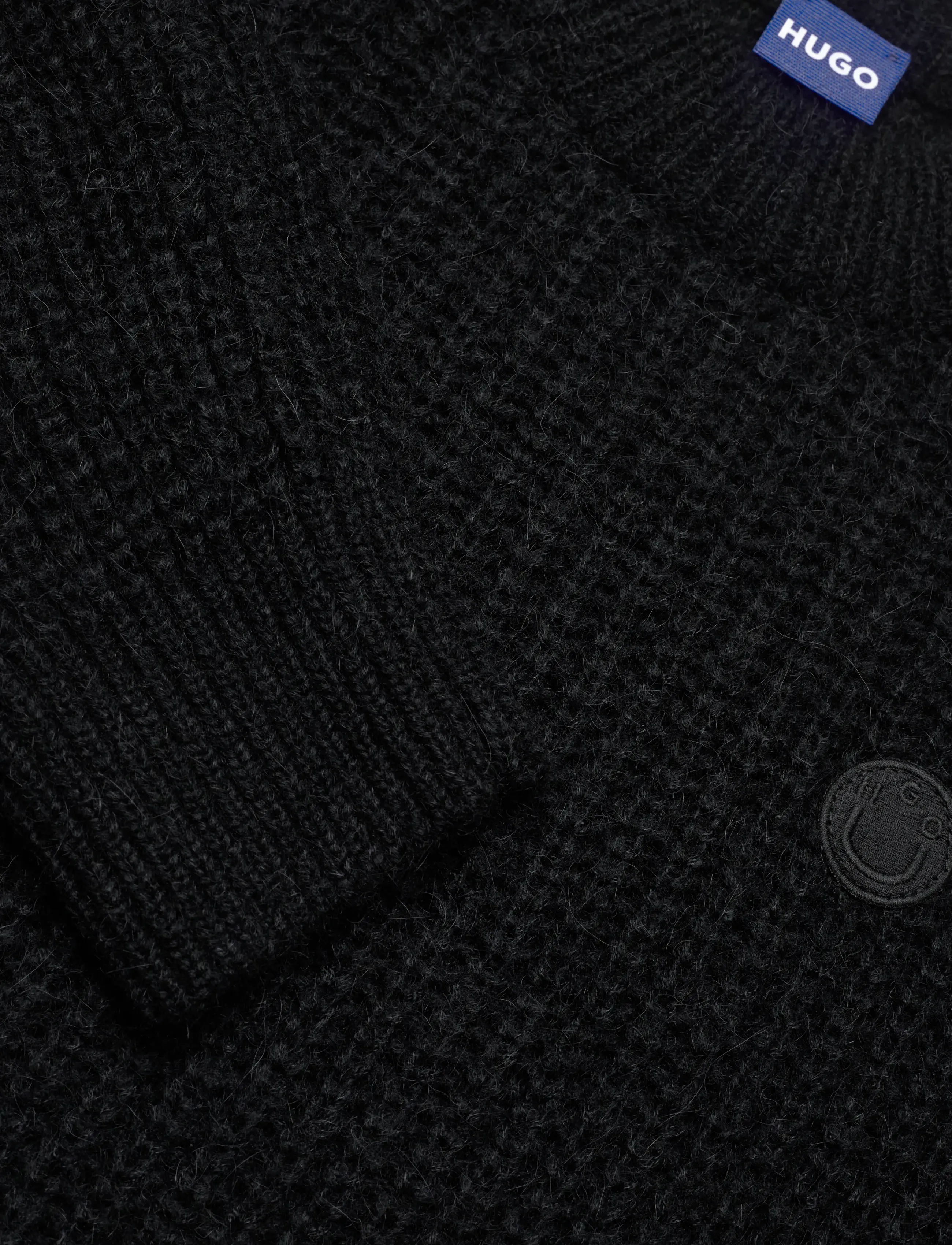 HUGO BLUE - Slogerynna_B - neulepuserot - black - 2