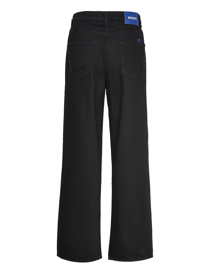 HUGO BLUE - Leni_B - hosen mit weitem bein - black - 1