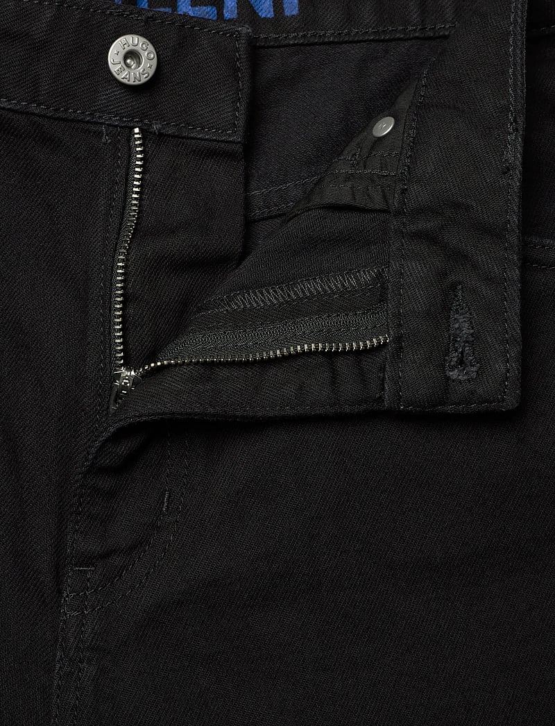 HUGO BLUE - Leni_B - hosen mit weitem bein - black - 3