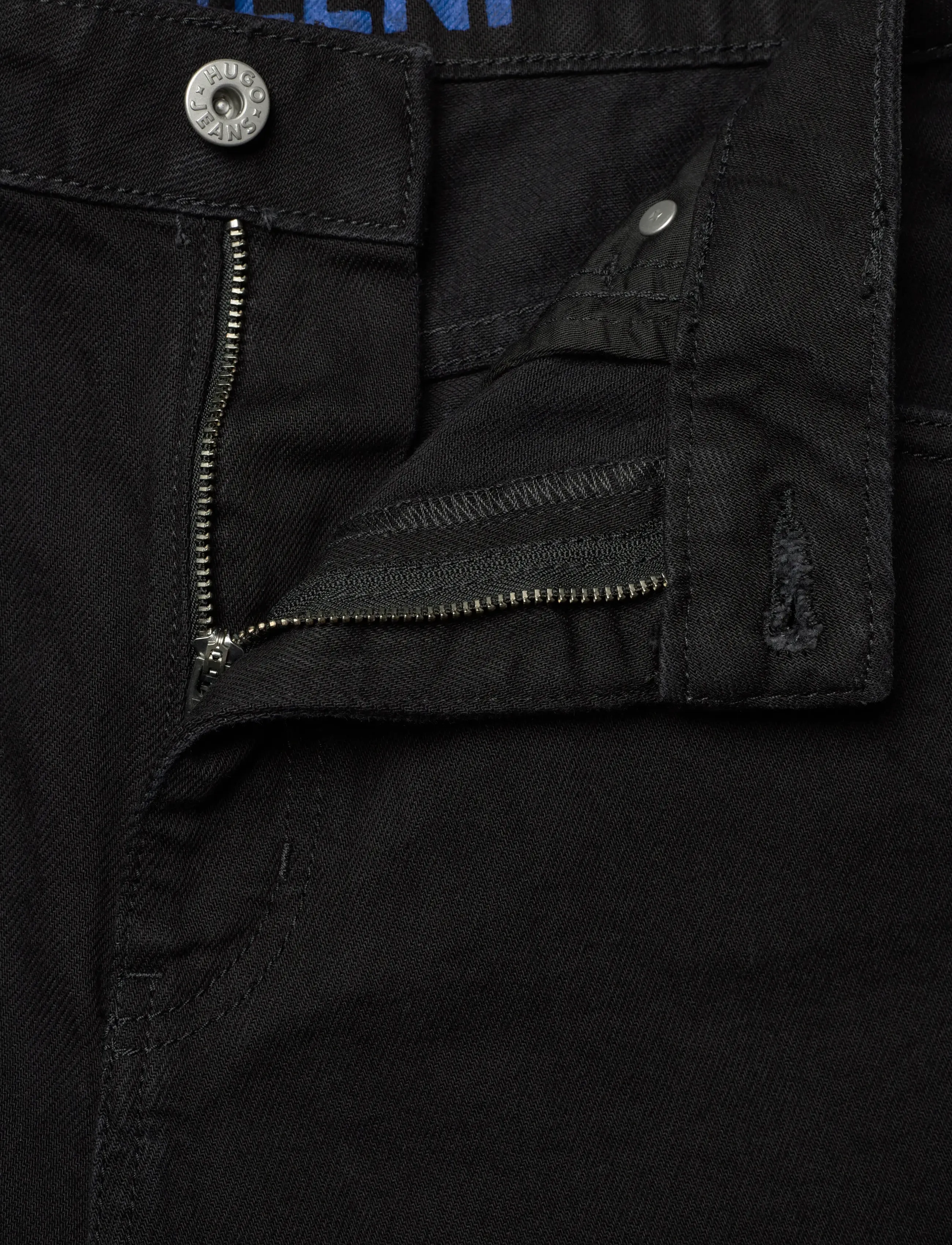 HUGO BLUE - Leni_B - brede jeans - black - 3