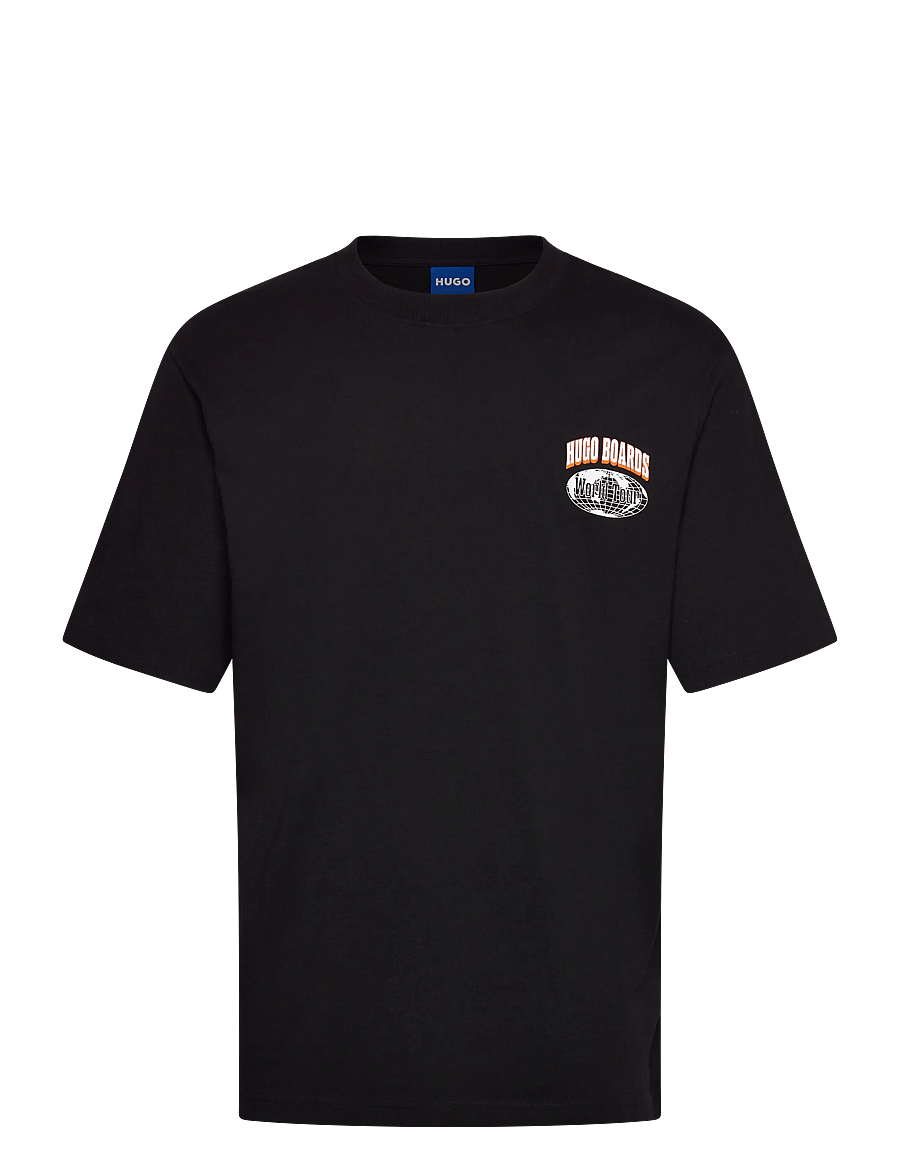 HUGO BLUE - Nartupix - short-sleeved t-shirts - black - 0