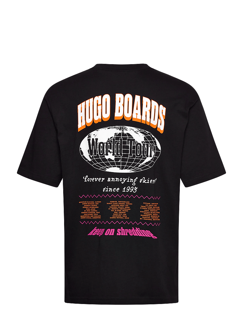 HUGO BLUE - Nartupix - kortærmede t-shirts - black - 1