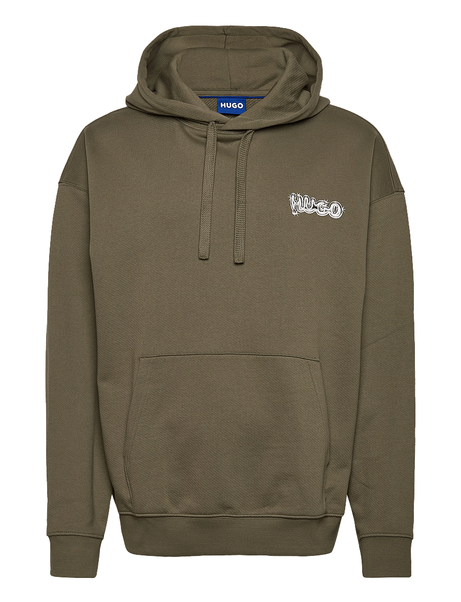 HUGO BLUE - Nyrohood - kapuutsiga pusad - open green - 1