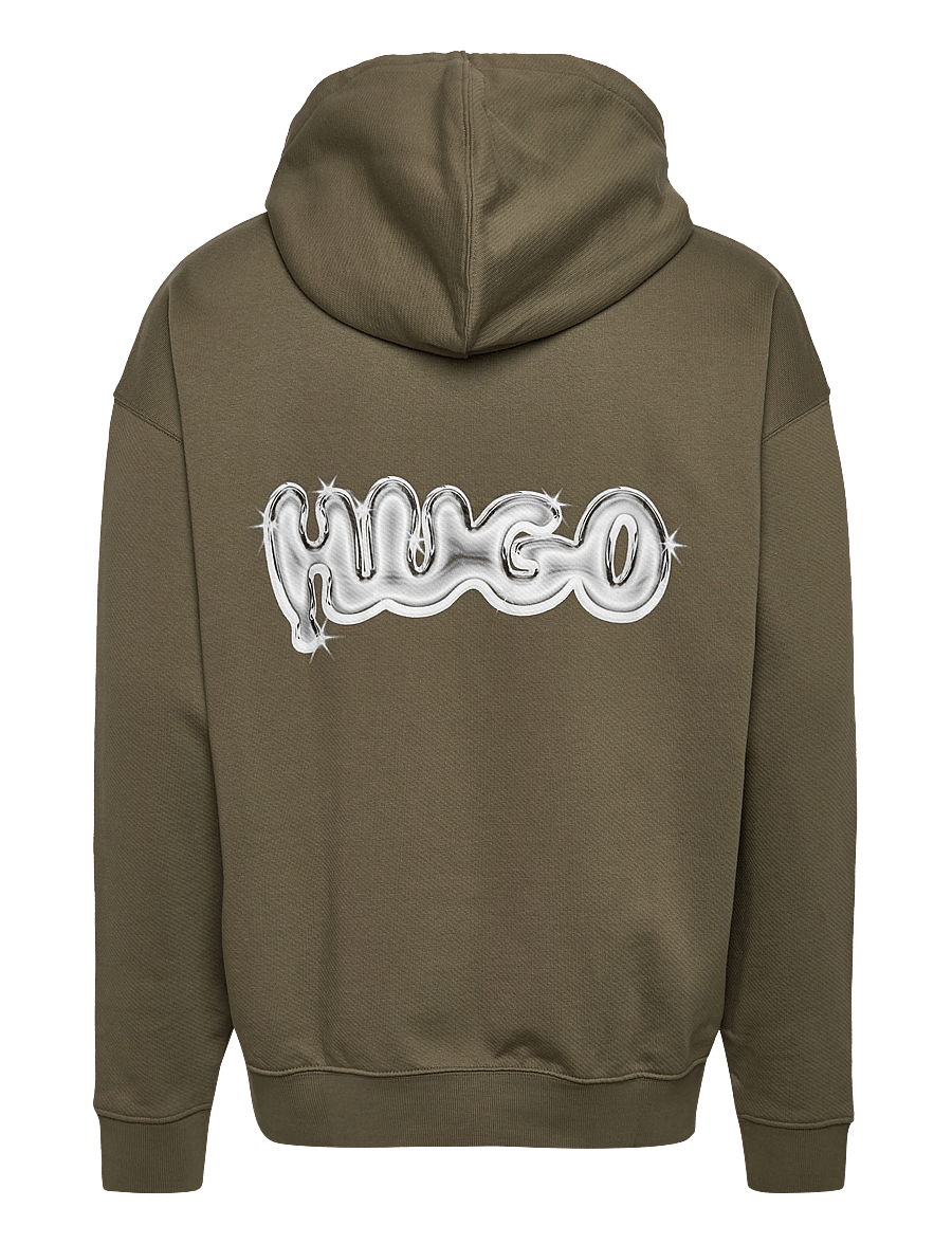 HUGO BLUE - Nyrohood - kapuutsiga pusad - open green - 2