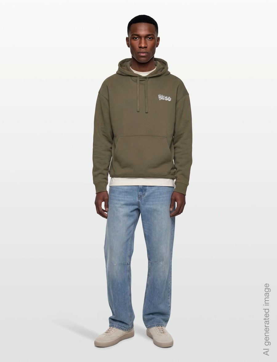 HUGO BLUE - Nyrohood - kapuutsiga pusad - open green - 0