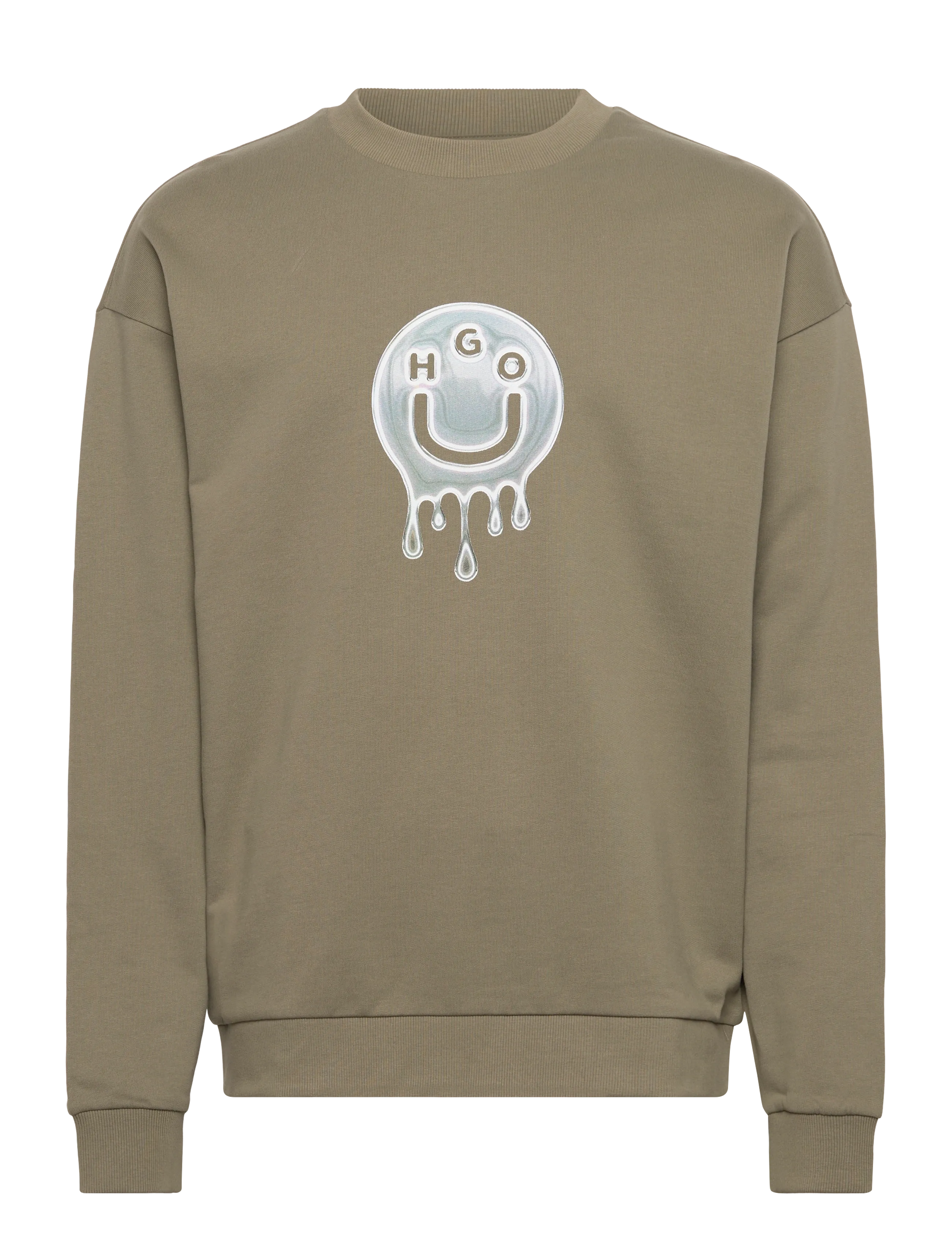 HUGO BLUE Newirex - Sweatshirts - OPEN GREEN / khaki/green