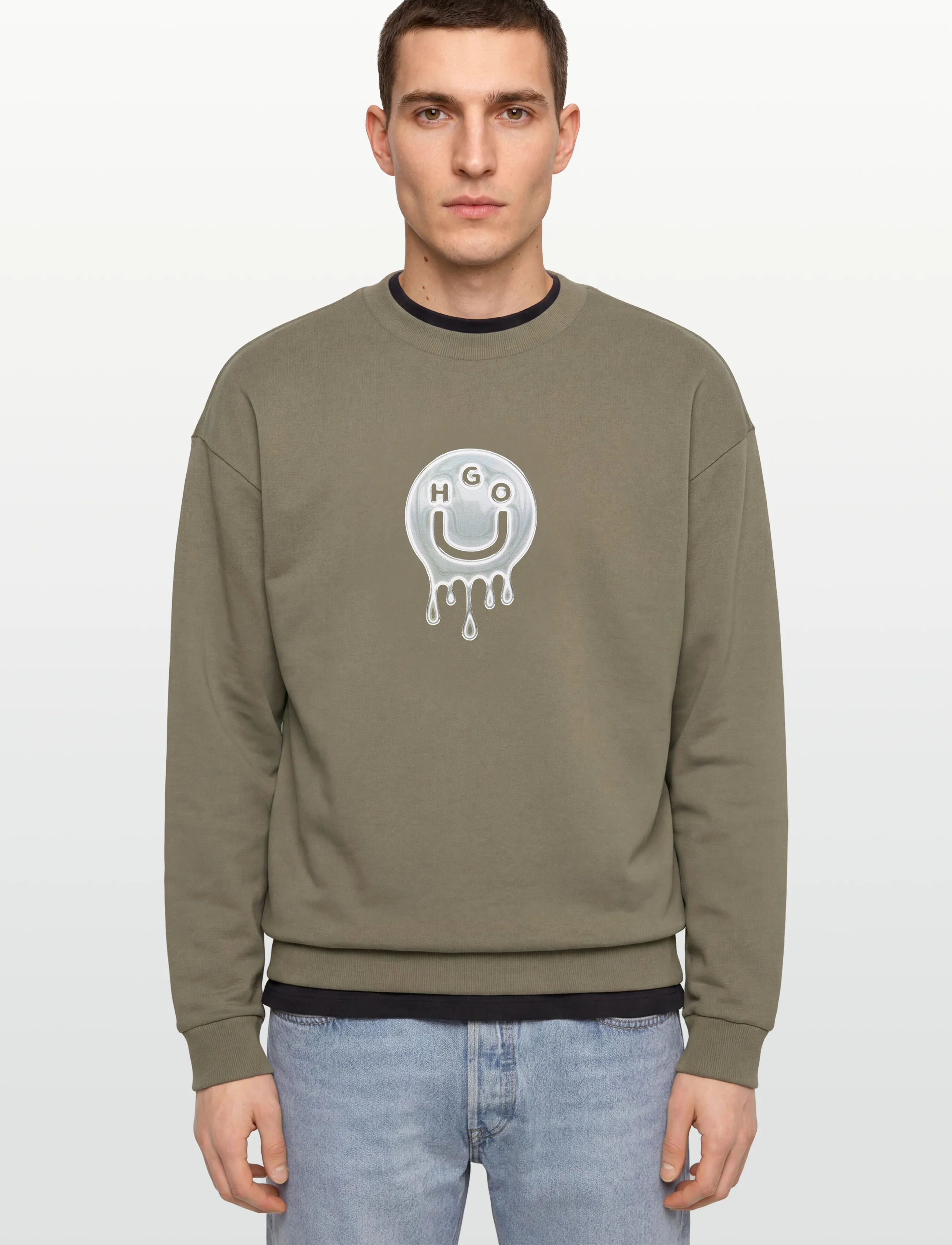 HUGO BLUE - Newirex - sweatshirts - open green - 3