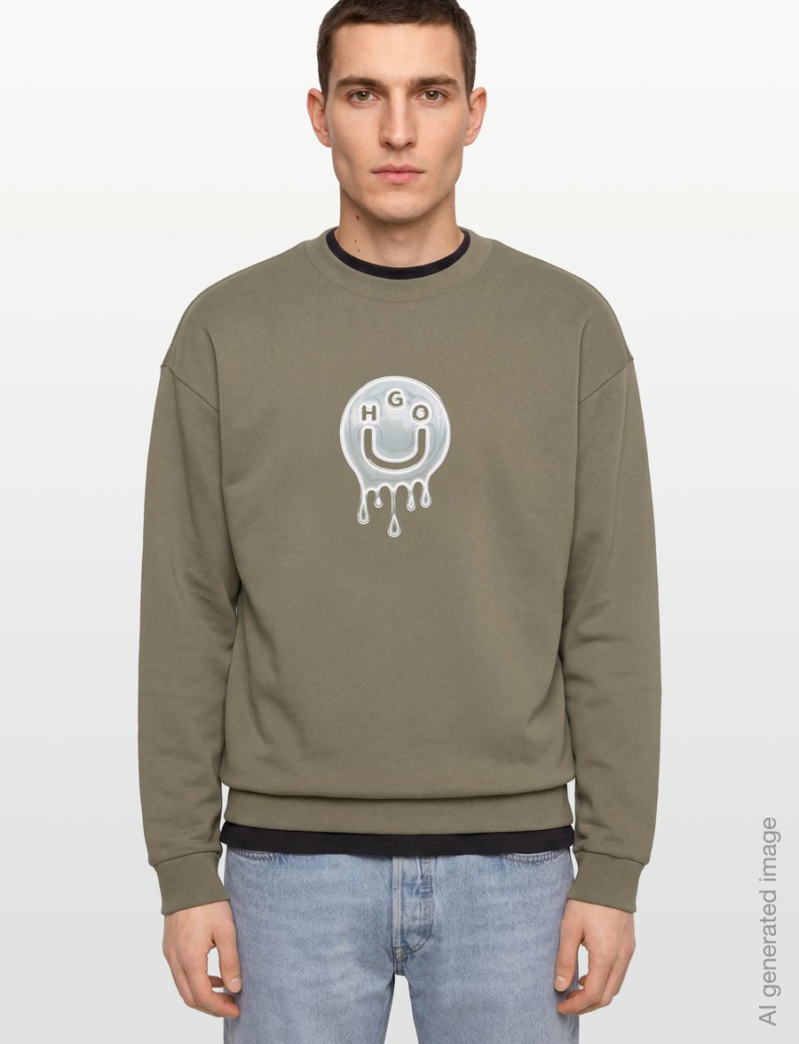 HUGO BLUE - Newirex - sweatshirts - open green - 3
