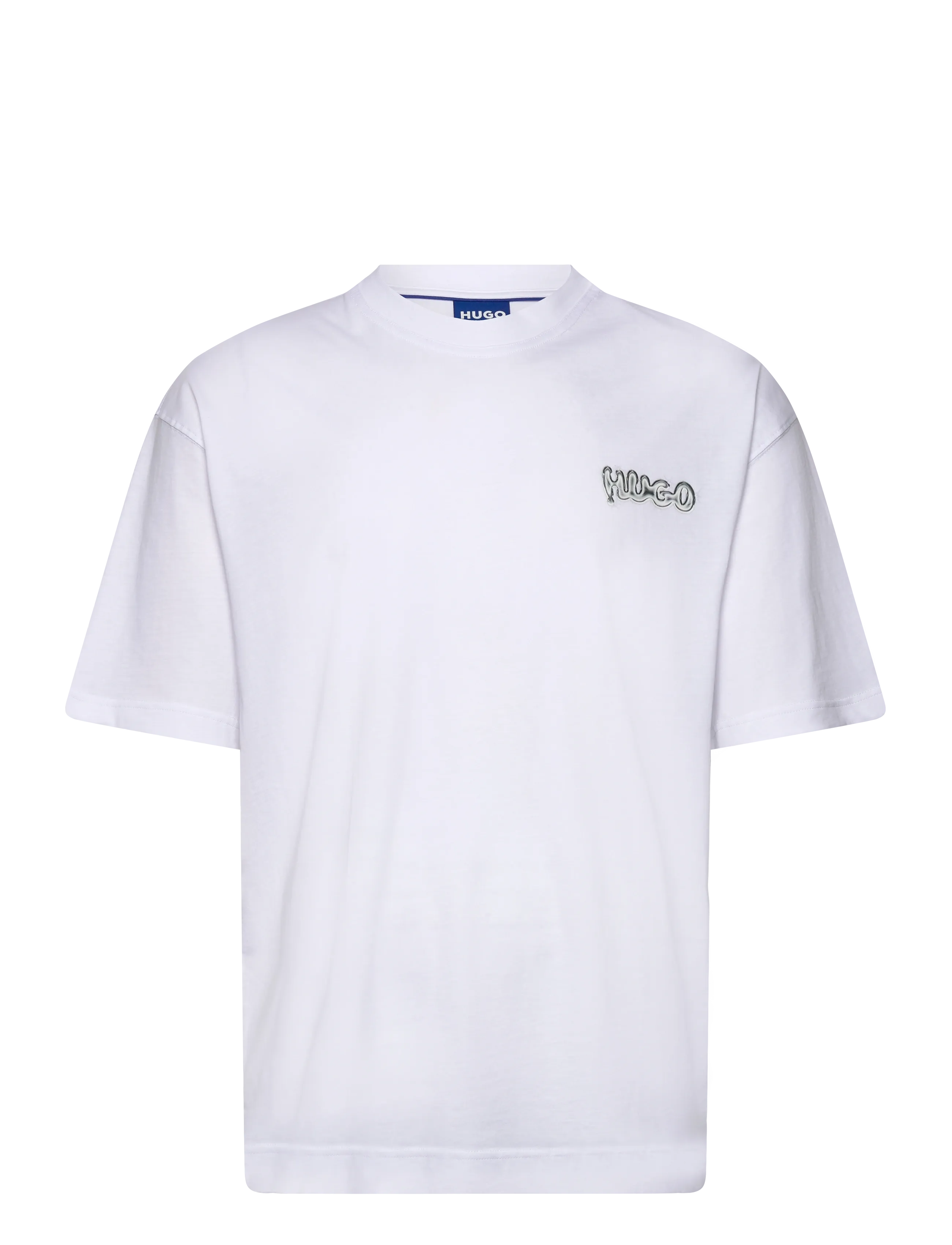 HUGO BLUE Nyrotee, M, T-shirts, Weiß - Short-sleeved, Männerswear