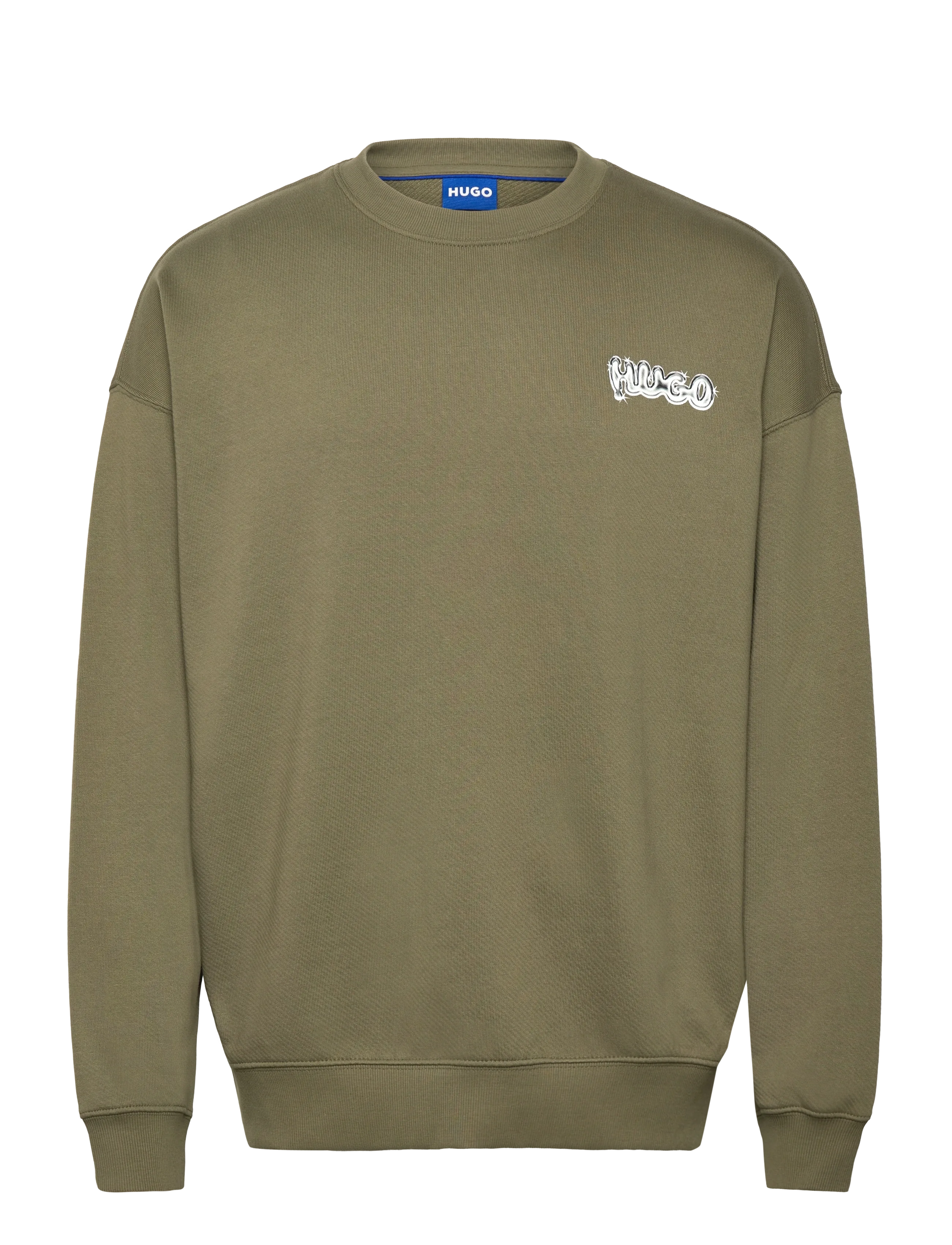 HUGO BLUE Nyrocrew - Sweatshirts - OPEN GREEN / khaki/green