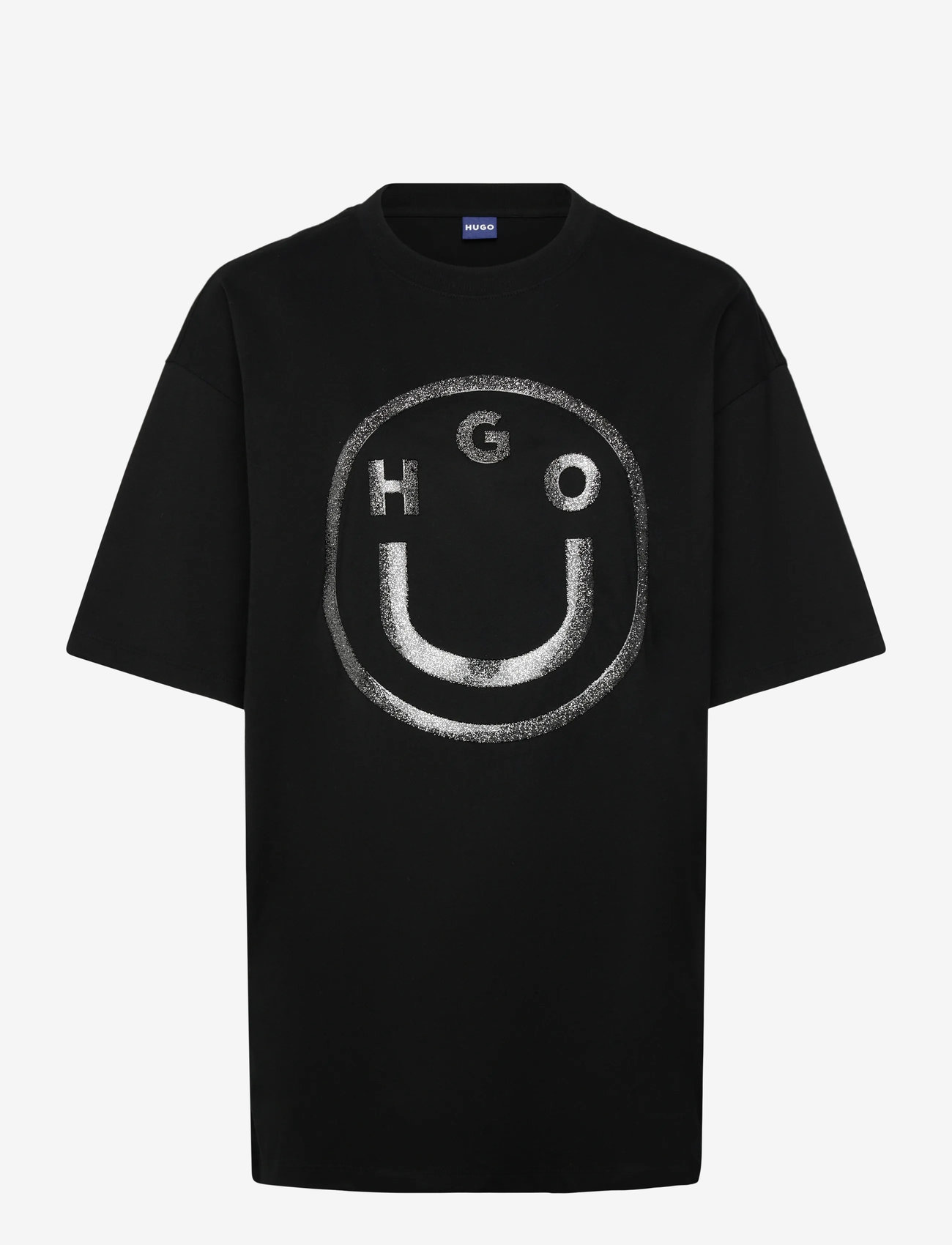 HUGO BLUE - Oversized_tee_B_6 - herbstliche kleidung - black - 0