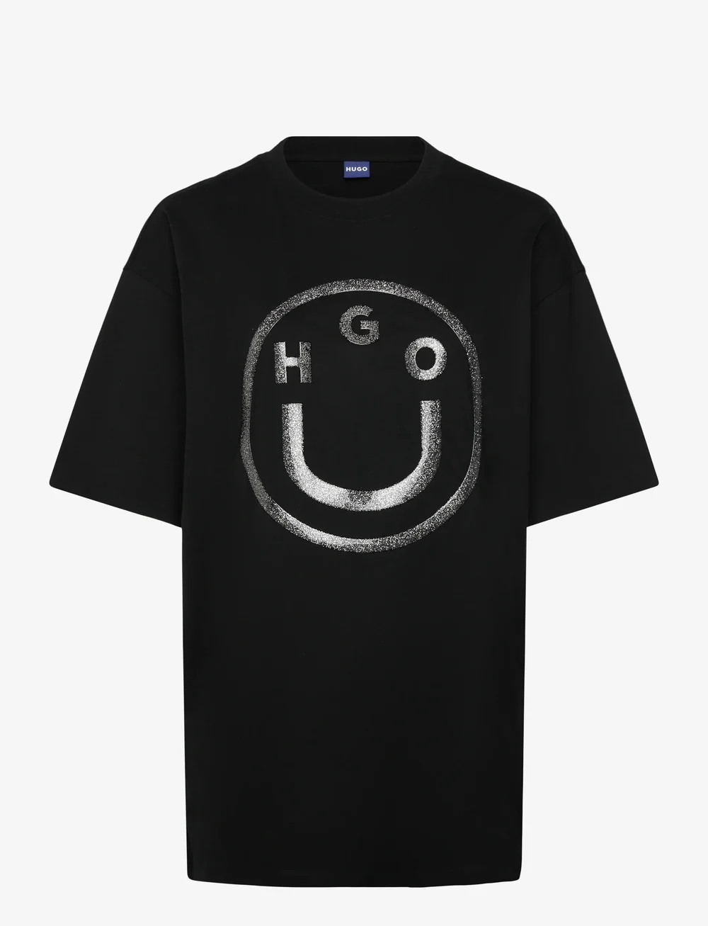 HUGO BLUE - Oversized_tee_B_6 - t-shirts - black - 0