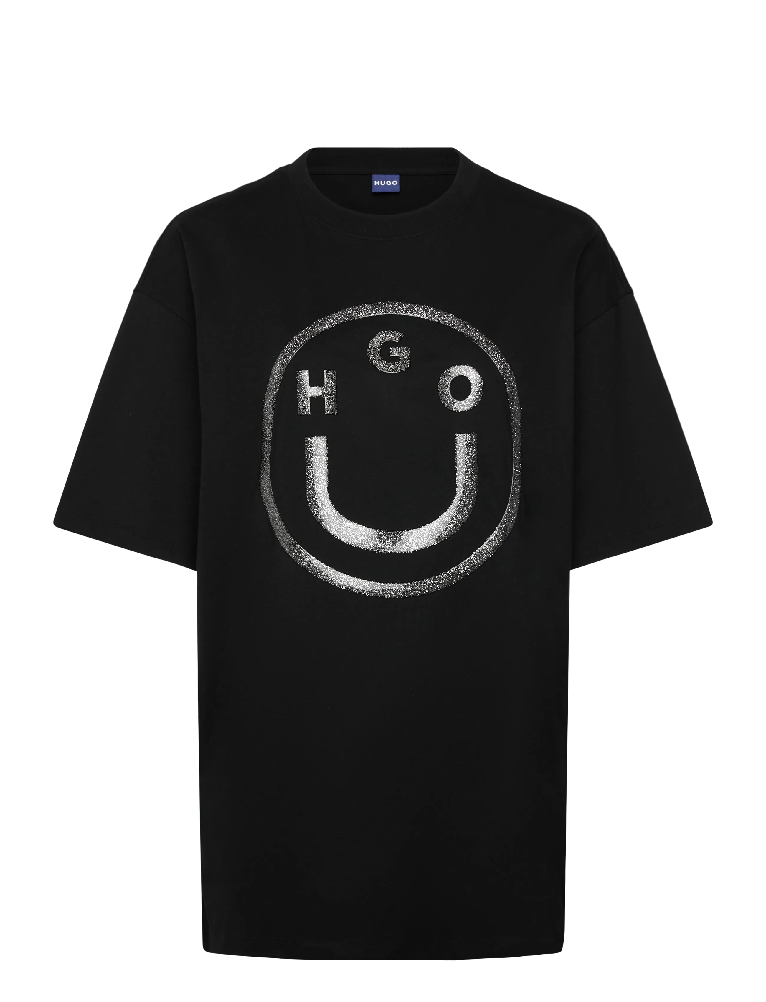 HUGO BLUE Oversized_tee_B_6 - HUGO BLUE - BLACK / black