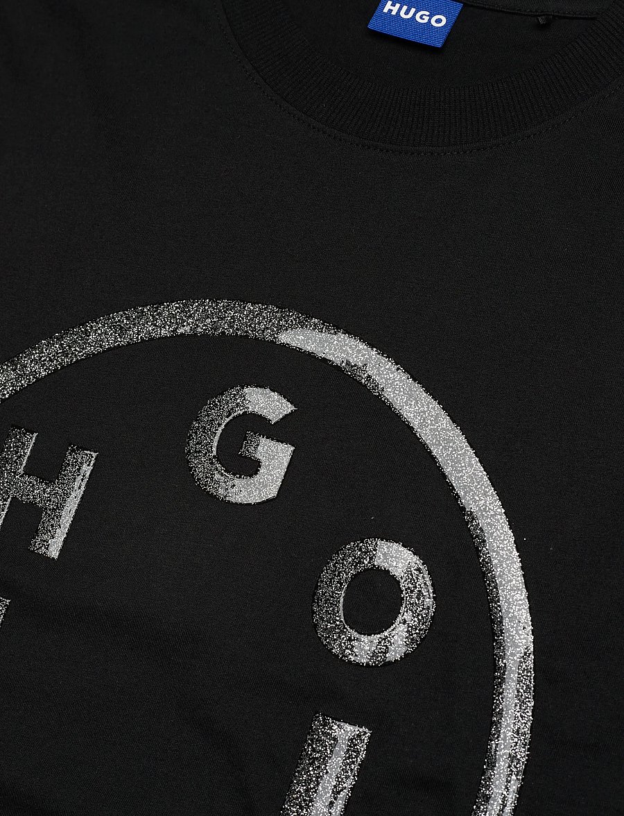 HUGO BLUE - Oversized_tee_B_6 - t-shirts - black - 2