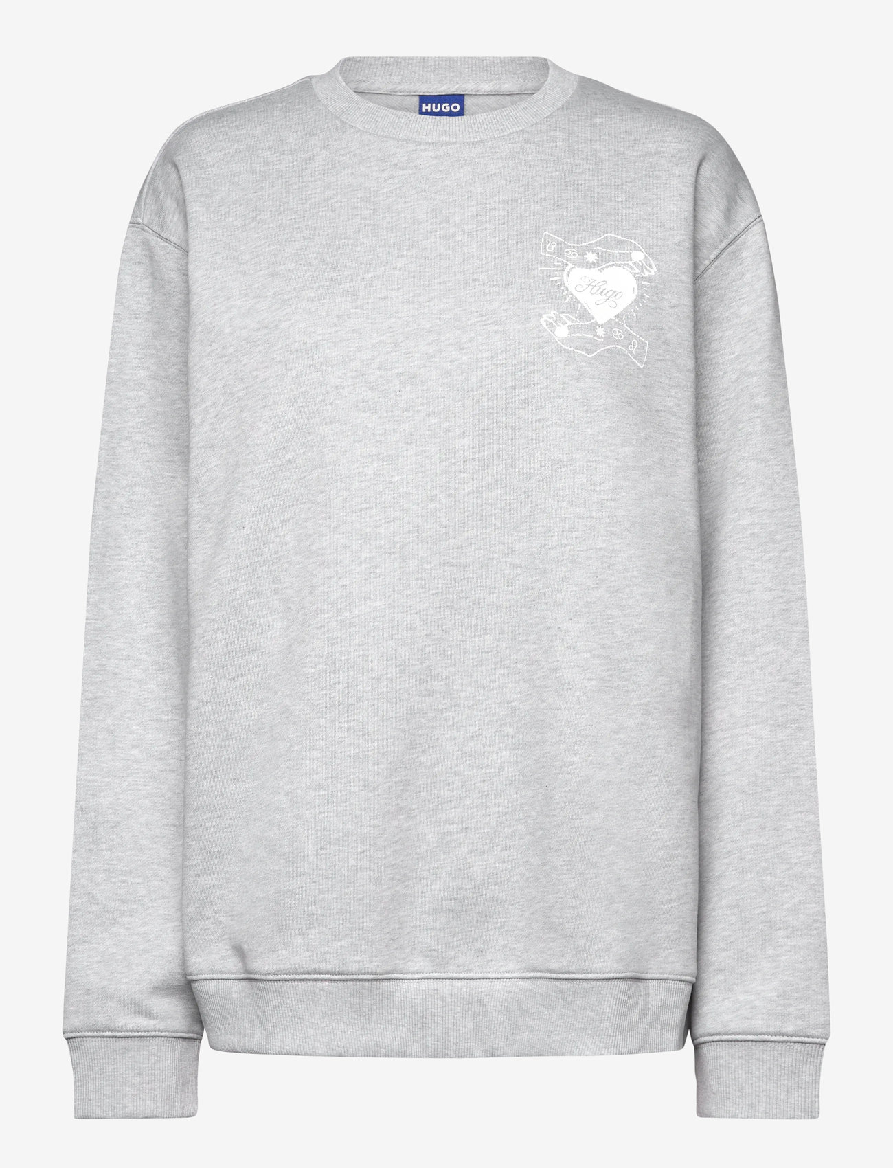 HUGO BLUE - Oversized Crew_B_4 - damen - open grey - 0