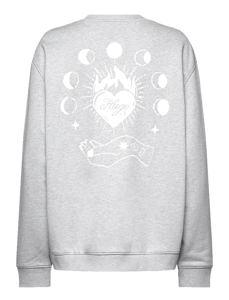 HUGO BLUE - Oversized Crew_B_4 - alltags-style - open grey - 1