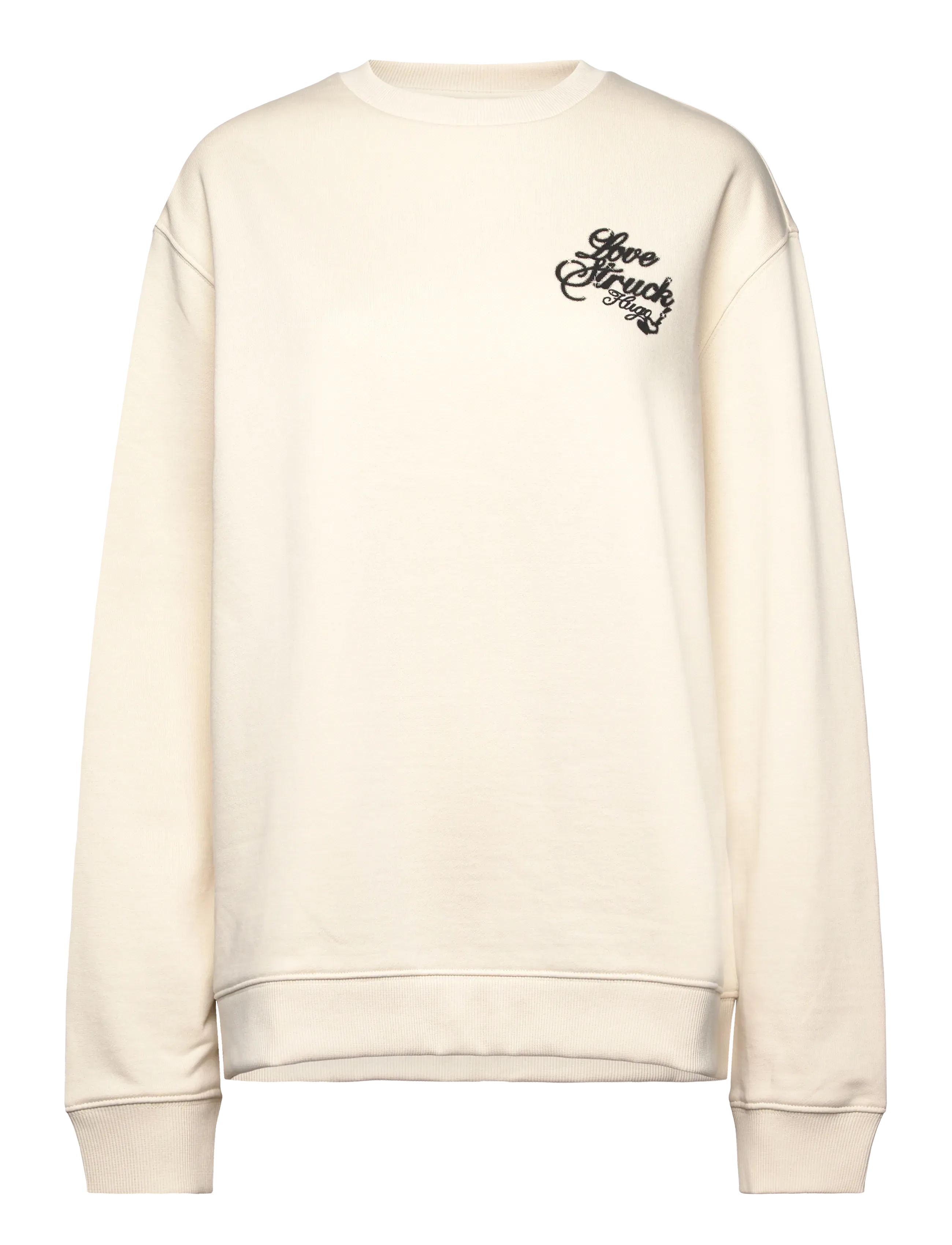 HUGO BLUE Oversized Crew_B_4 - HUGO BLUE - OPEN WHITE / cream