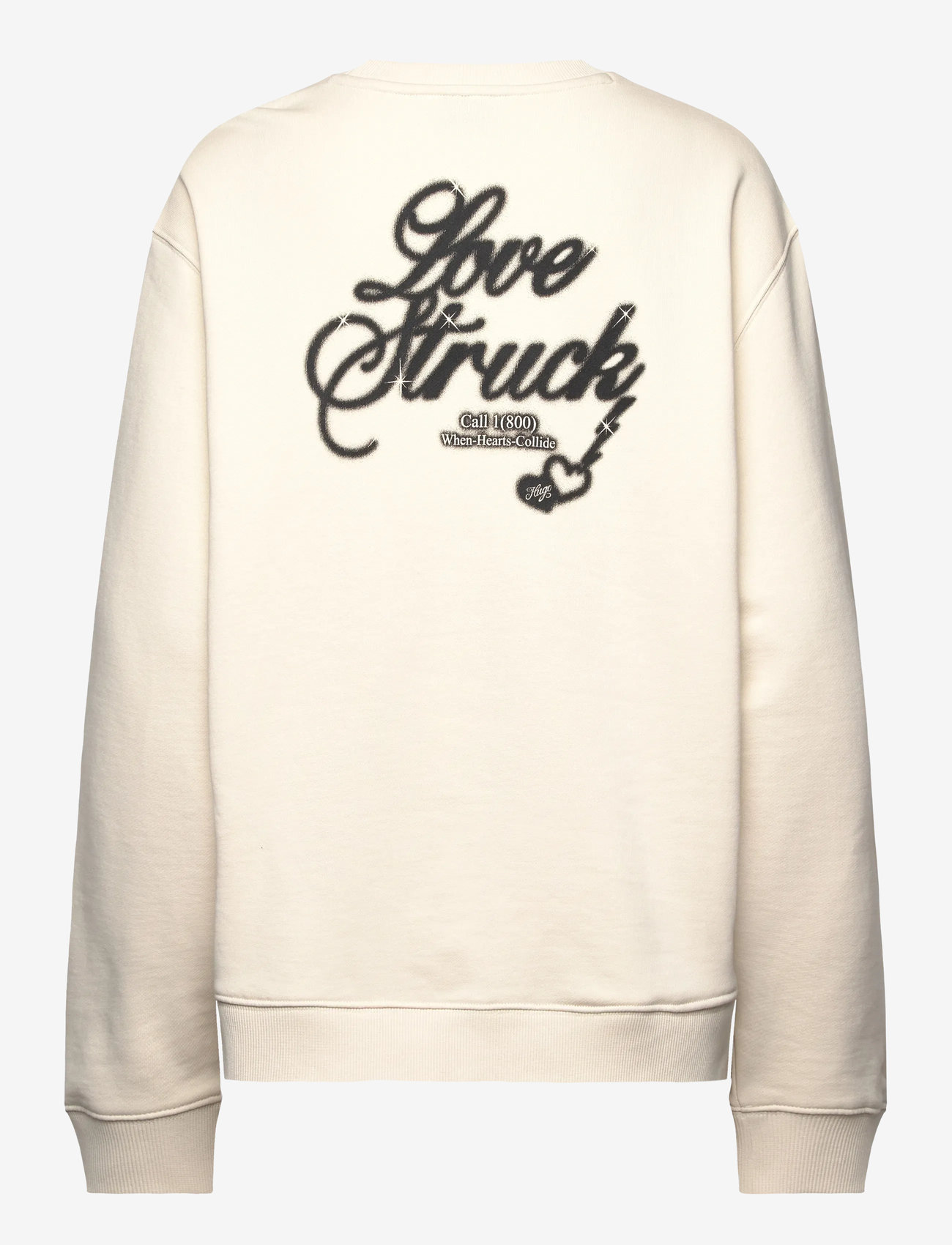 HUGO BLUE - Oversized Crew_B_4 - damen - open white - 1