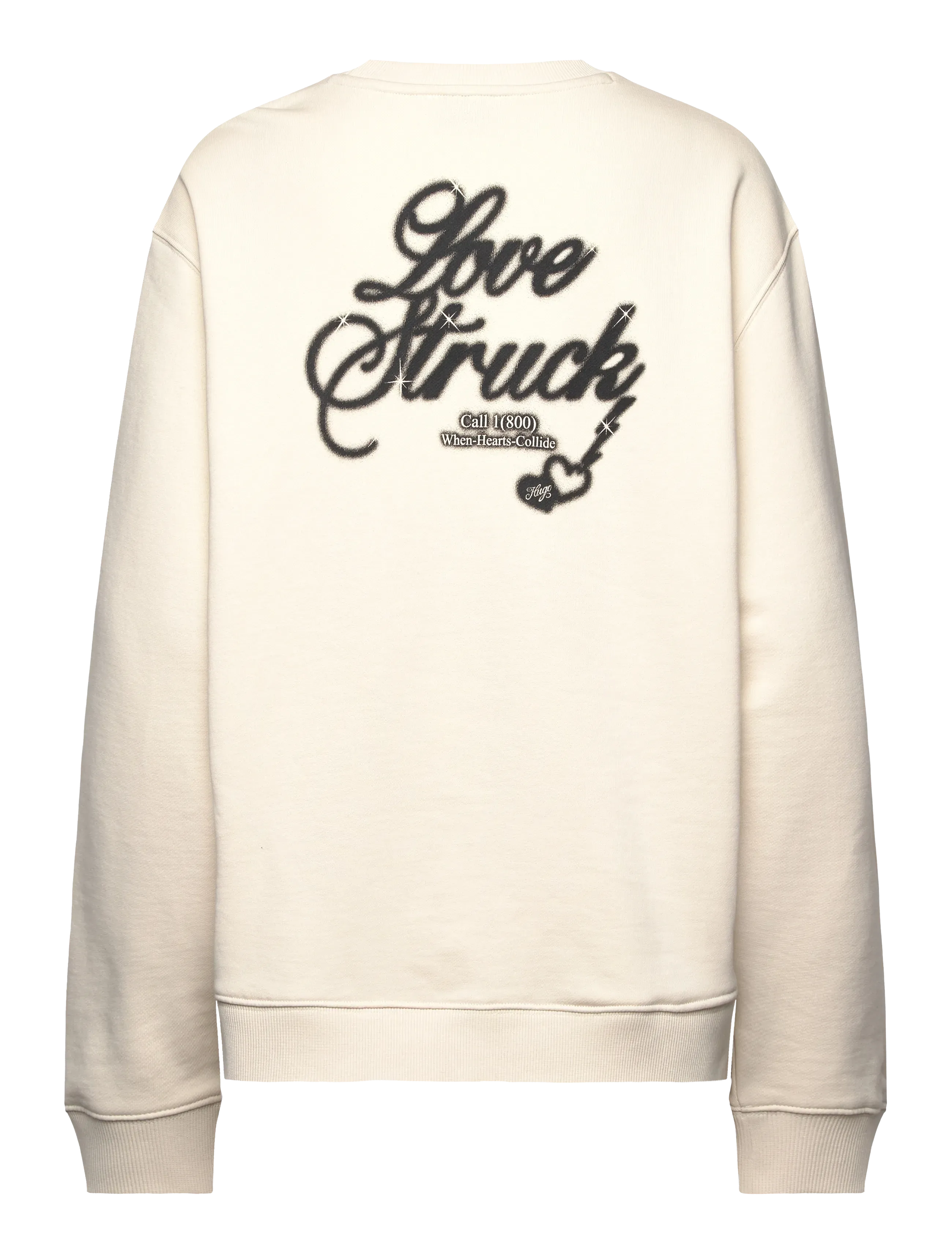 HUGO BLUE - Oversized Crew_B_4 - dressipluusid - open white - 1