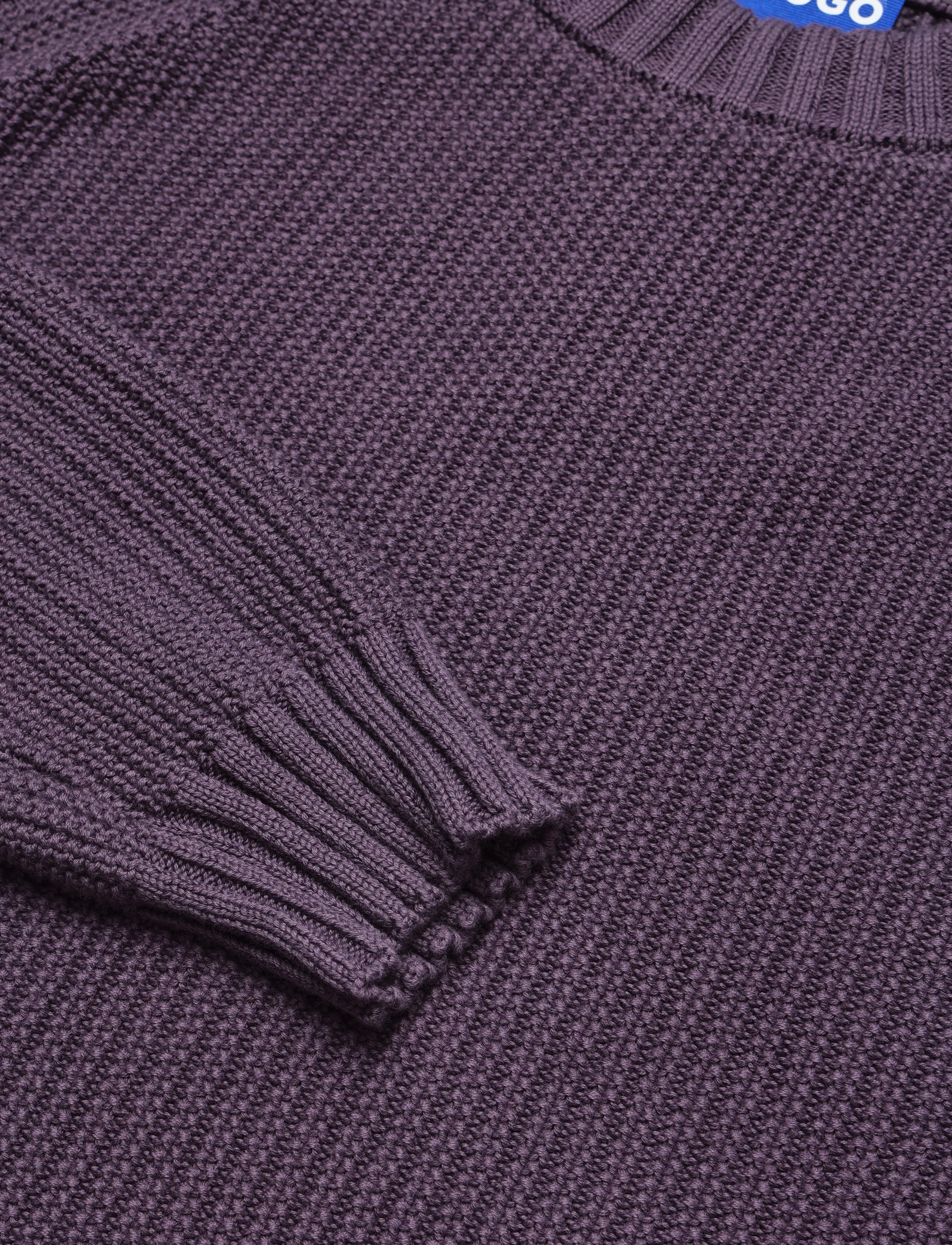HUGO BLUE - Sonnee - rundhals - dark purple - 2