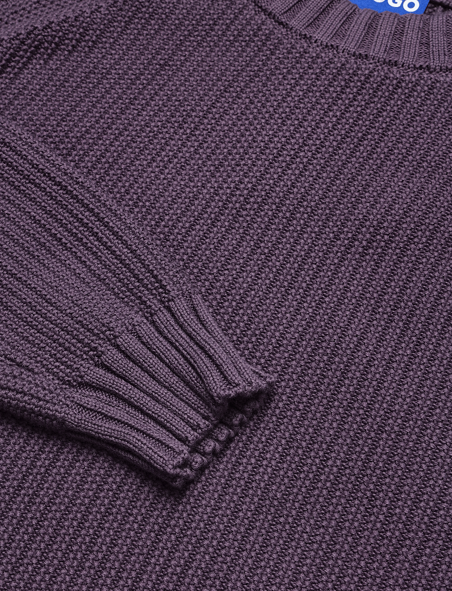 HUGO BLUE - Sonnee - rundhals - dark purple - 2