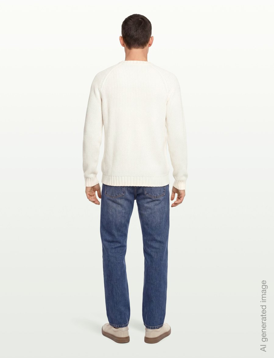 HUGO BLUE - Sonnee - rundhals - open white - 4