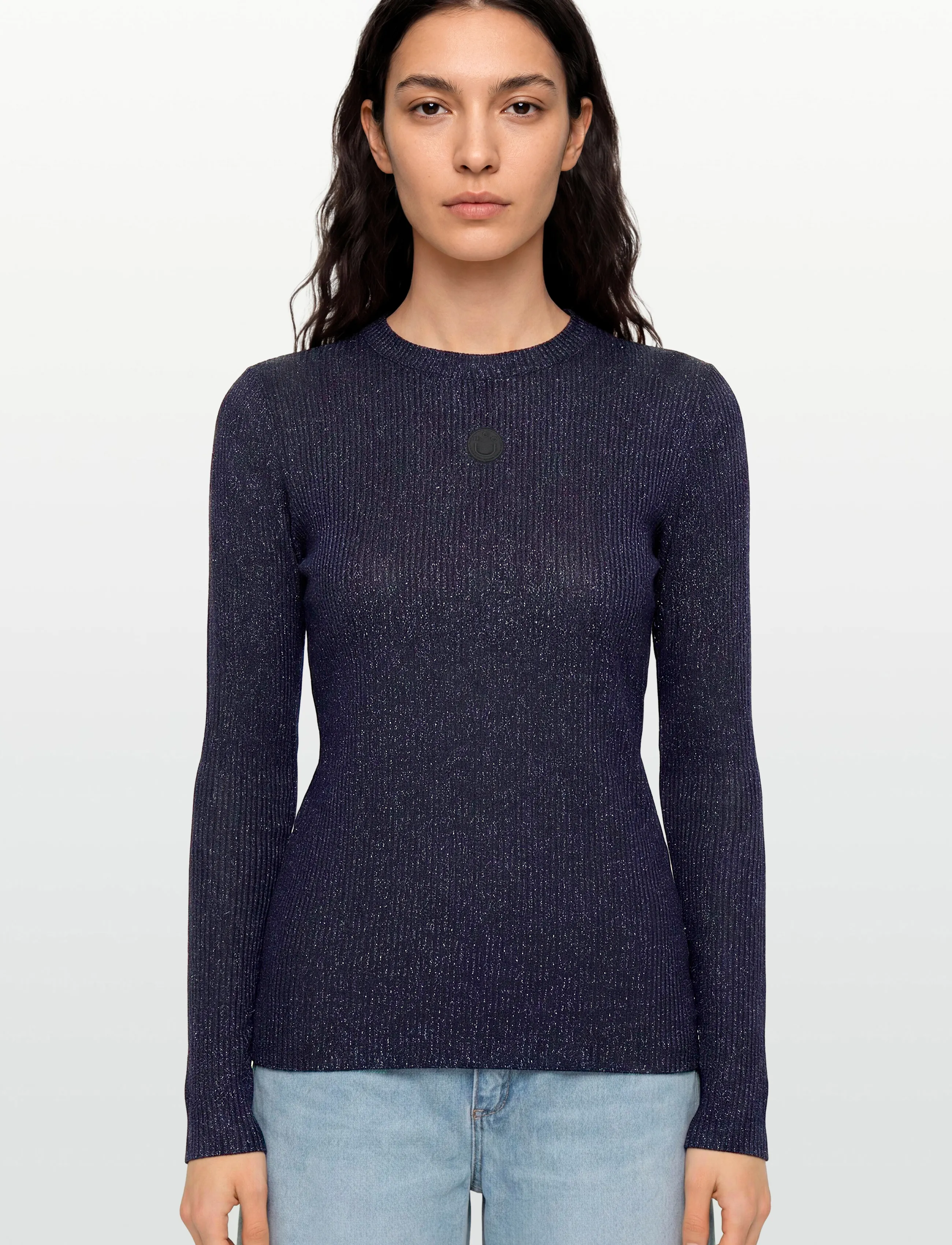 HUGO BLUE - Daloren_B_1 - festtoppar - black - 3