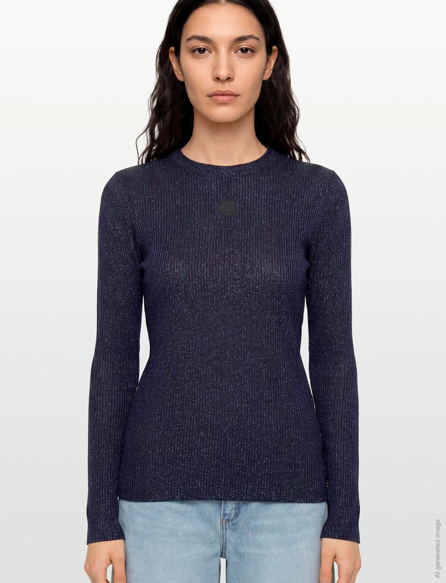 HUGO BLUE - Daloren_B_1 - långärmade toppar - black - 3