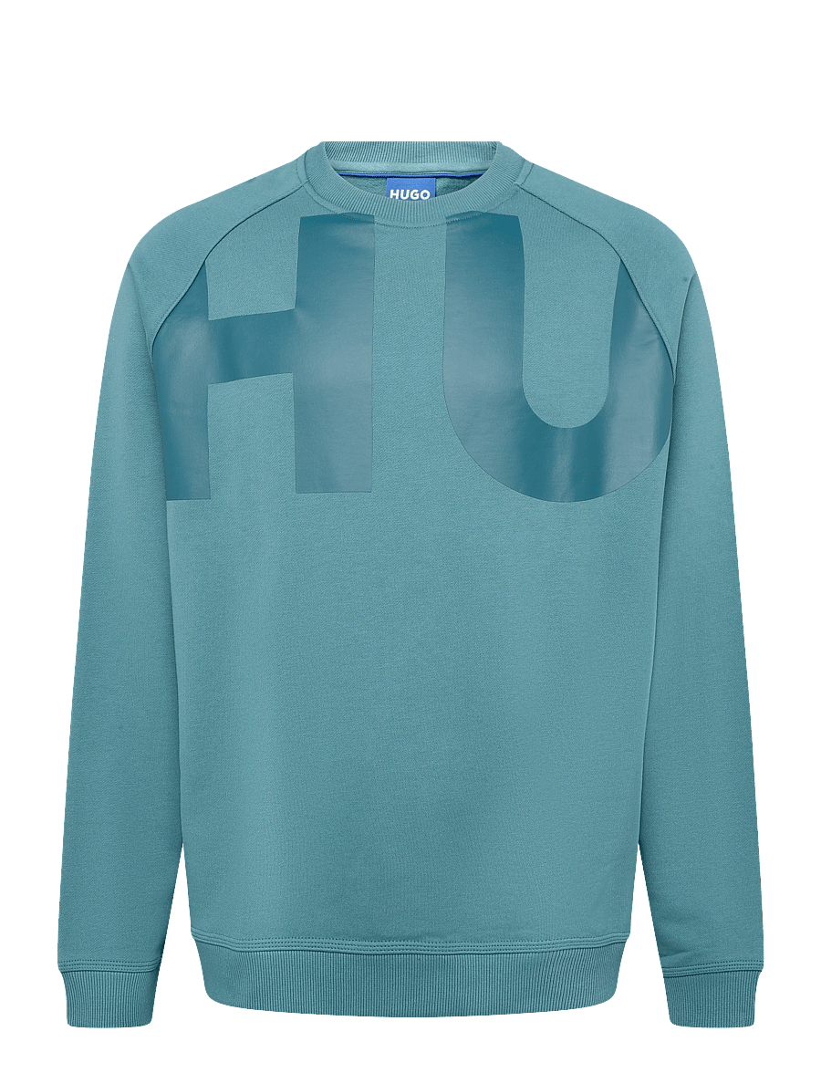 HUGO BLUE - Nalfcrew - sweatshirts - turquoise/aqua - 1
