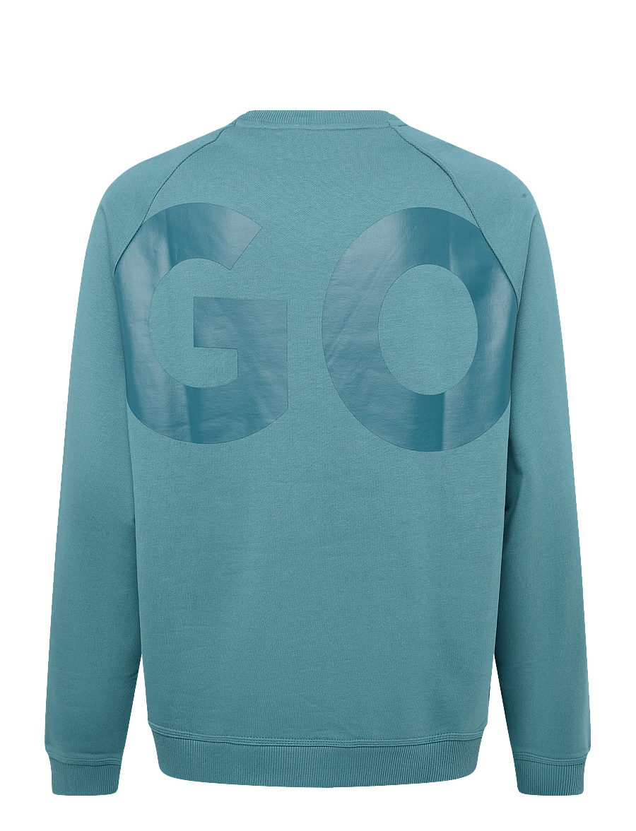 HUGO BLUE - Nalfcrew - sweatshirts - turquoise/aqua - 2