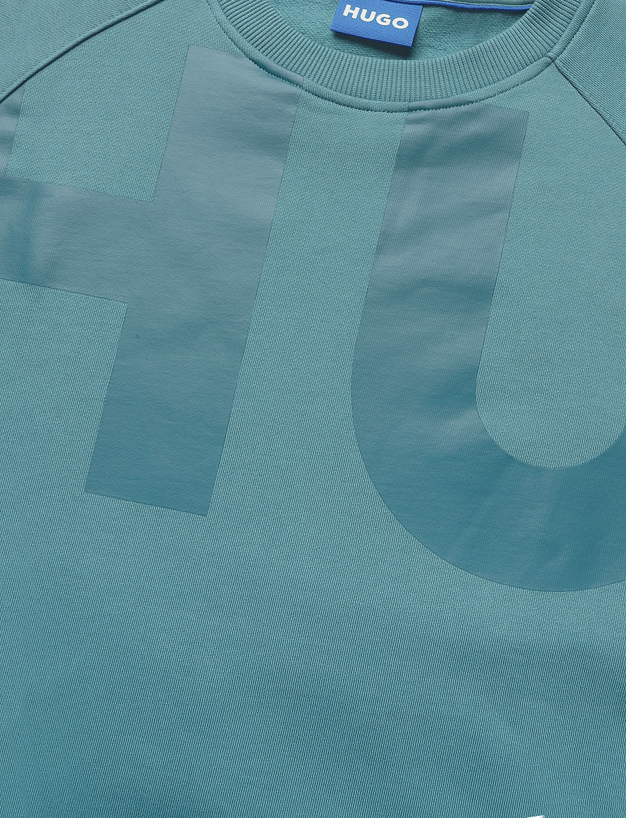 HUGO BLUE - Nalfcrew - sweatshirts - turquoise/aqua - 5