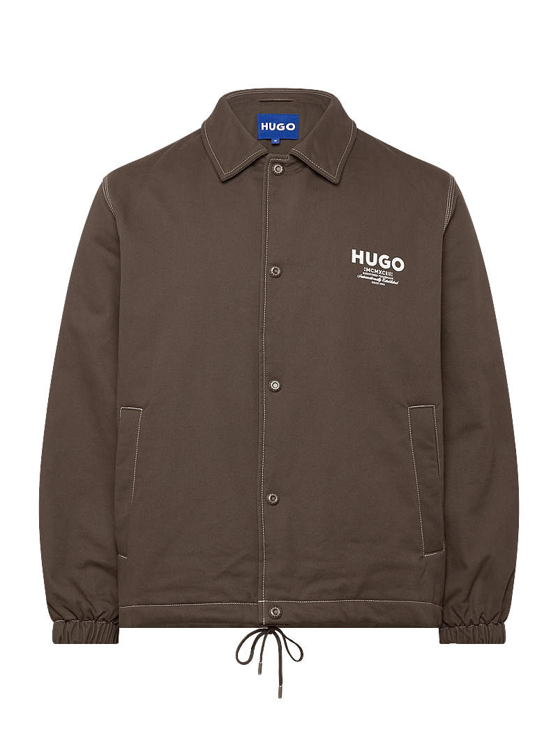 HUGO BLUE - Biyo2611 - frühlingsjacken - dark brown - 0