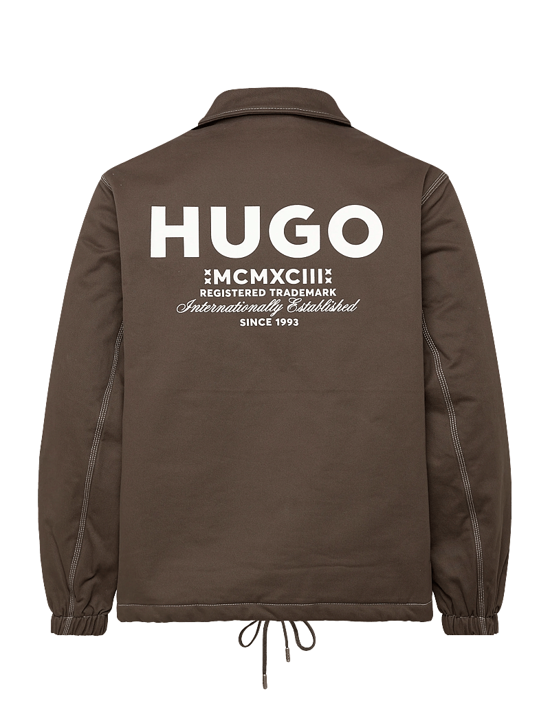 HUGO BLUE - Biyo2611 - frühlingsjacken - dark brown - 1