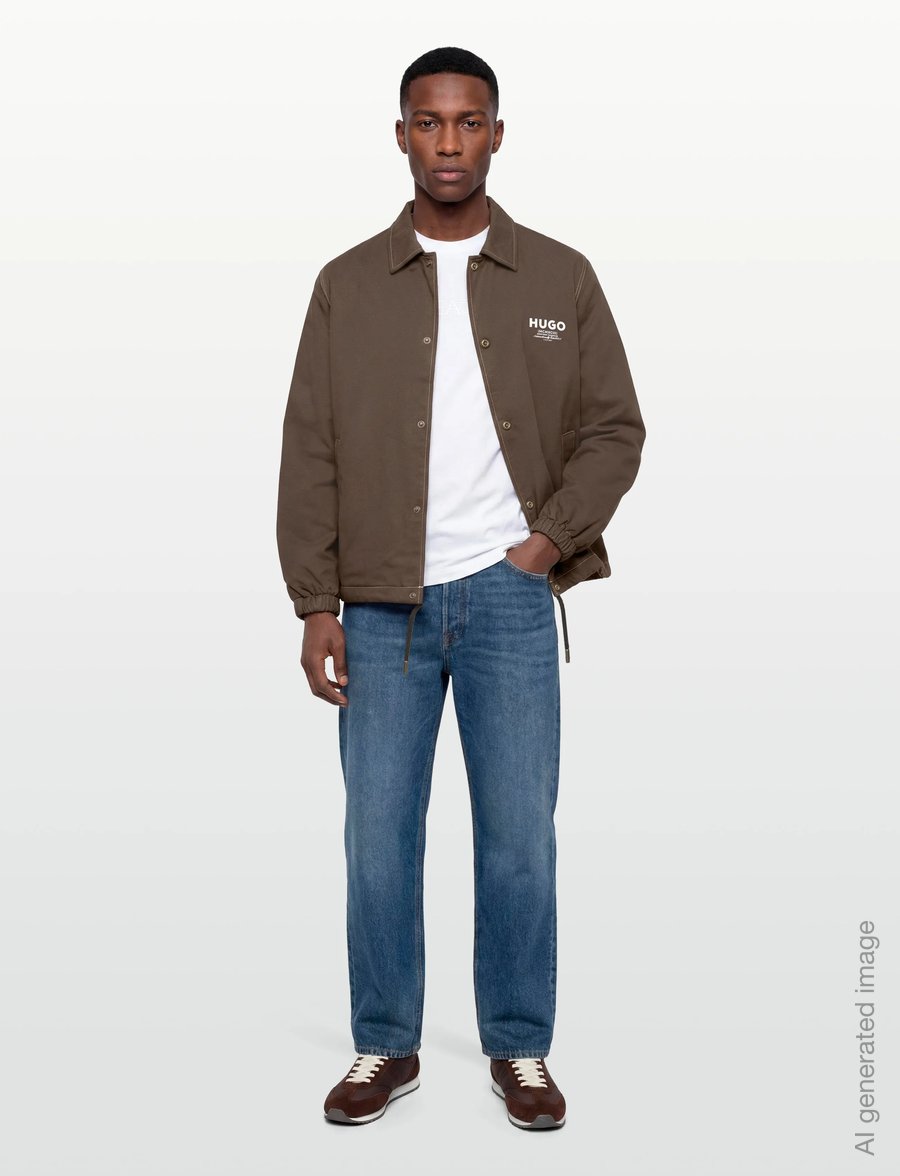 HUGO BLUE - Biyo2611 - efterårsjakker - dark brown - 0
