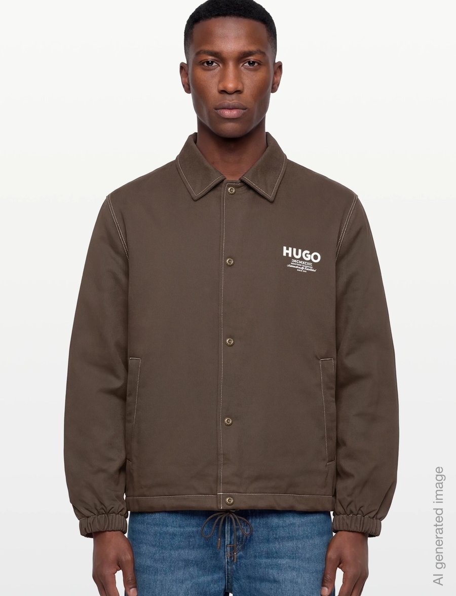HUGO BLUE - Biyo2611 - efterårsjakker - dark brown - 3