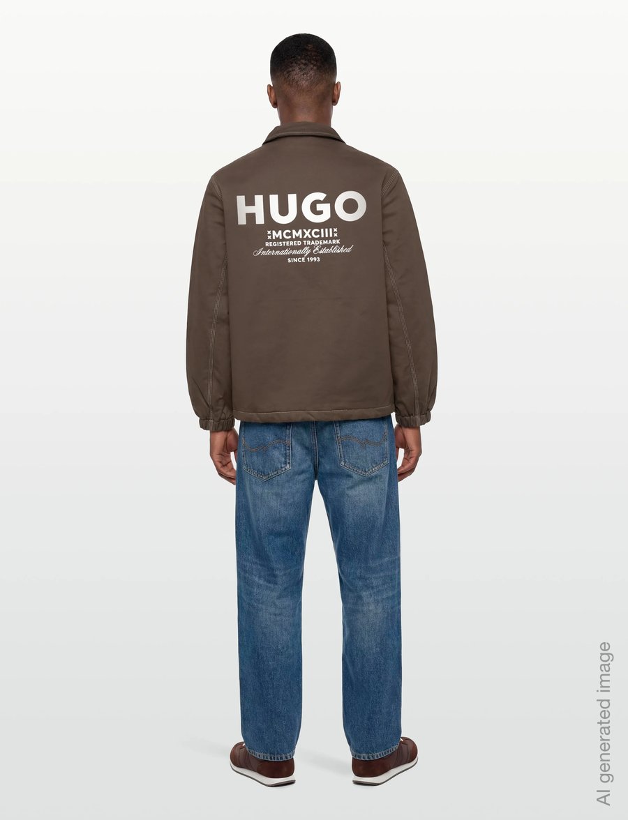 HUGO BLUE - Biyo2611 - efterårsjakker - dark brown - 4