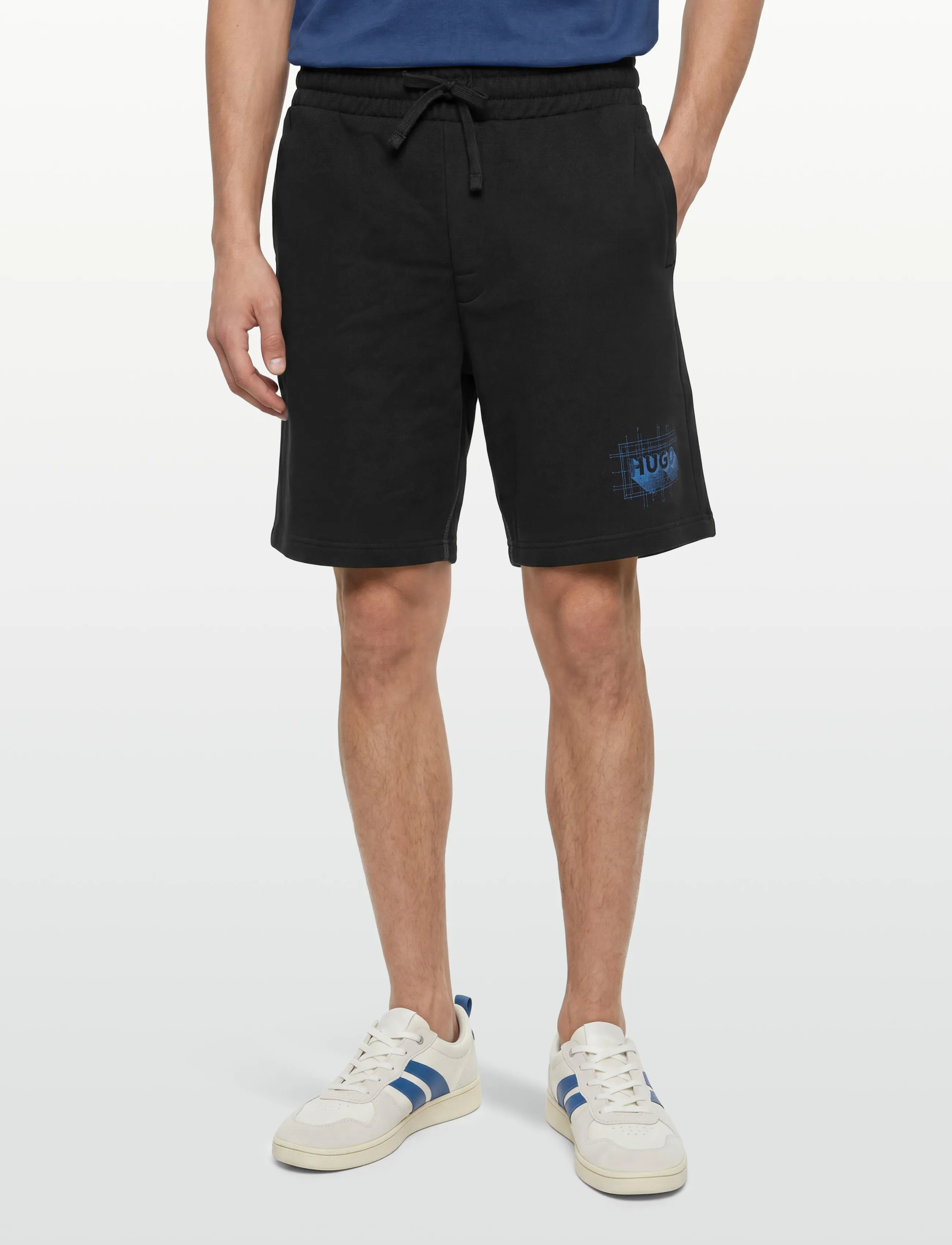HUGO BLUE - Nothali - mjúkar stuttbuxur - black - 3