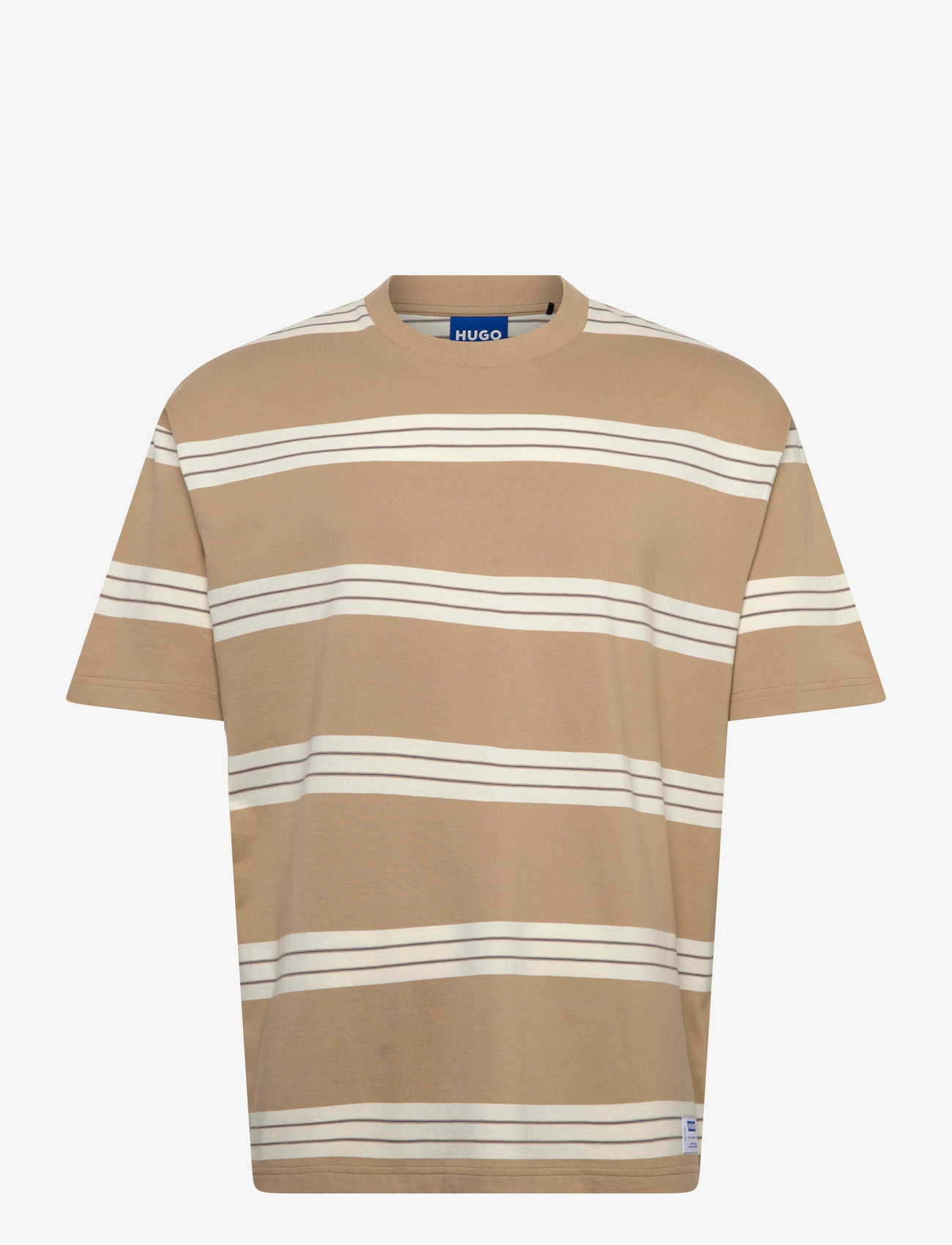 HUGO BLUE - Nolisto - kortærmede t-shirts - medium beige - 0