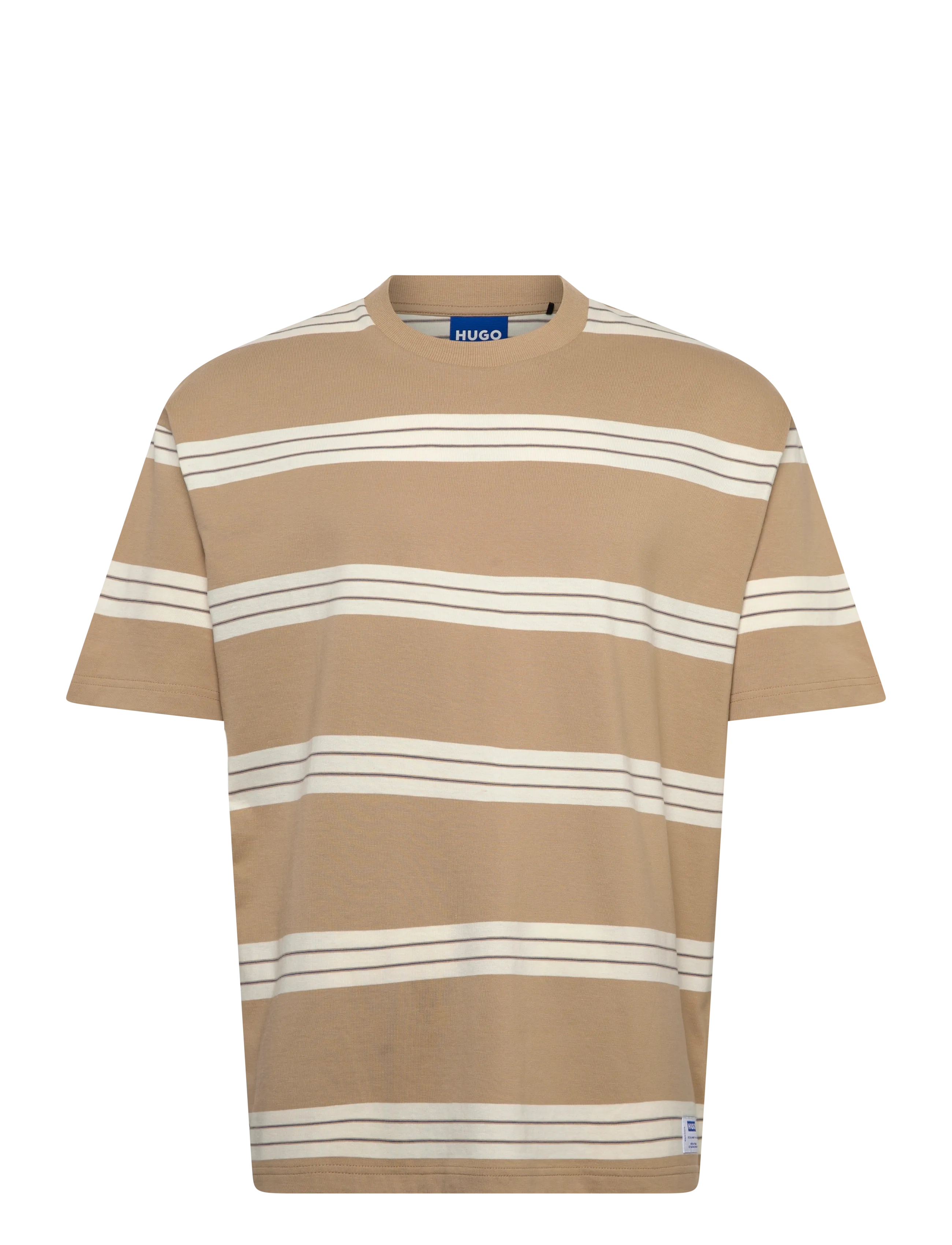 HUGO BLUE Nolisto - T-shirts - MEDIUM BEIGE / beige