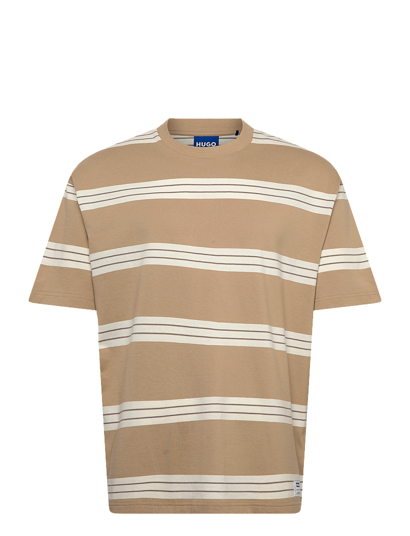 HUGO BLUE - Nolisto - kortærmede t-shirts - medium beige - 0