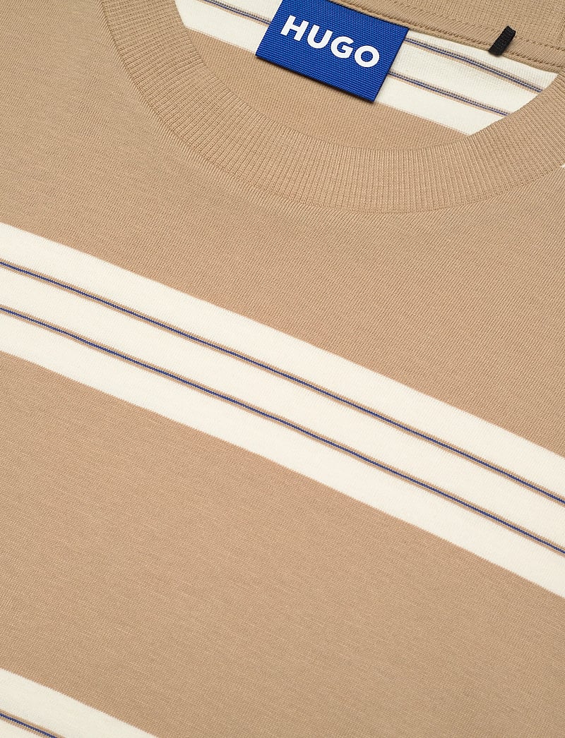 HUGO BLUE - Nolisto - kortærmede t-shirts - medium beige - 2