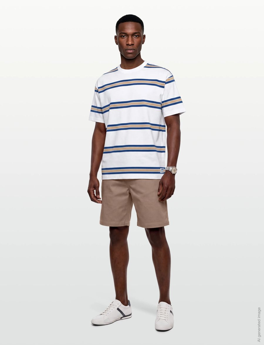 HUGO BLUE - Nolisto - kurzärmelige t-shirts - white - 0