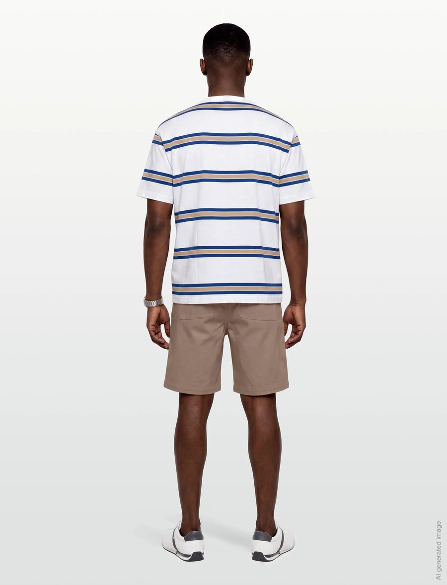HUGO BLUE - Nolisto - kurzärmelige t-shirts - white - 4