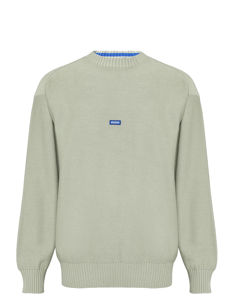HUGO BLUE - San Casey-C1 - rundhals - beige overflow - 0