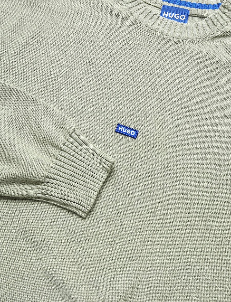HUGO BLUE - San Casey-C1 - rundhals - beige overflow - 2