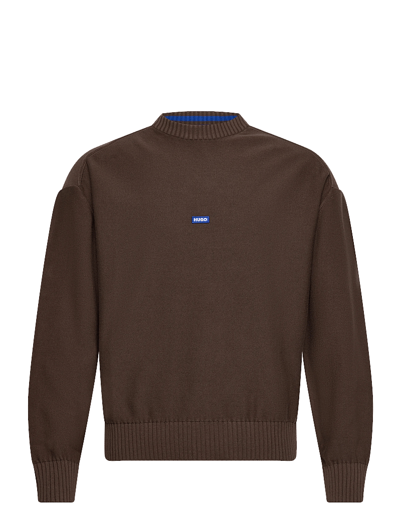 HUGO BLUE - San Casey-C1 - rundhals - dark brown - 0