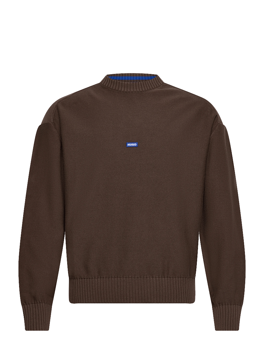 HUGO BLUE - San Casey-C1 - rundhals - dark brown - 1